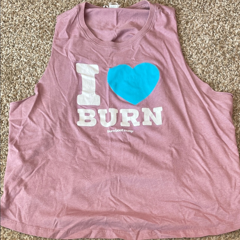 Burn Boot Camp Pink Tank Top